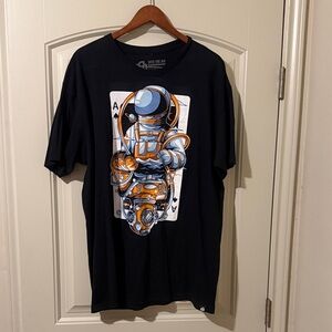 Into The AM Black Astronaut Tee